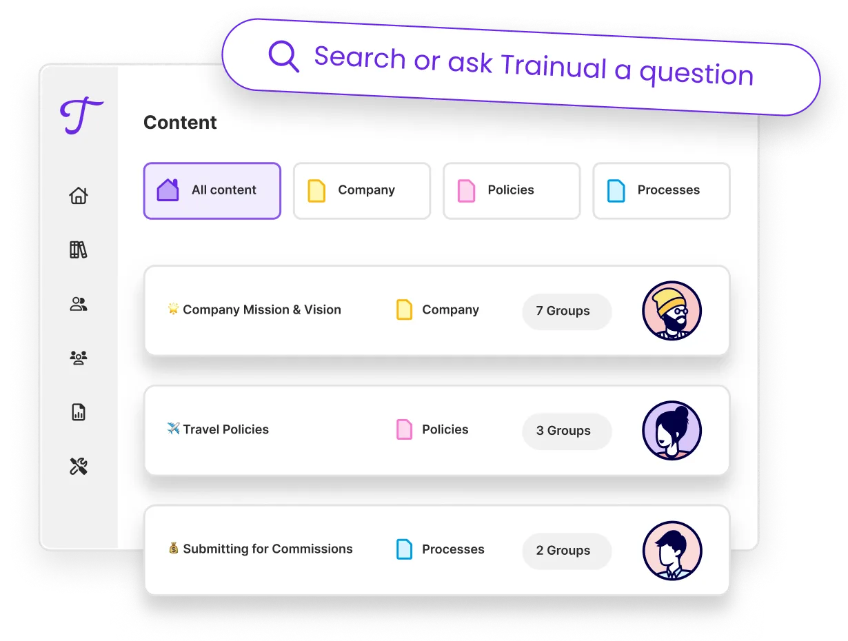 Trainual knowledgebase